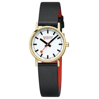 Classic, Black Vegan Grape Leather, 30 mm	, Front view