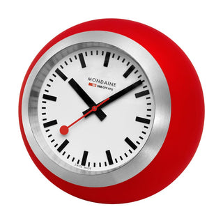 Red Table Clock, 60 mm, Front view