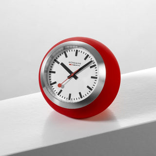 Red Table Clock, 60 mm, Front view
