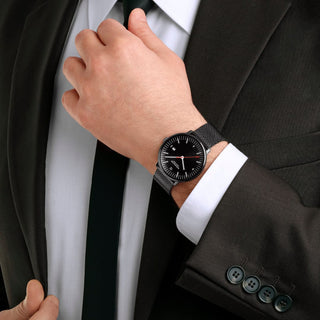 Doppio, Stainless Steel, 41 mm, Model shot