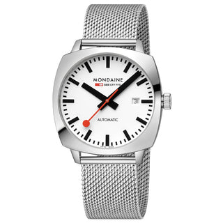 Grand Cushion Automatic, Stainless Steel, 39 mm	, Front view