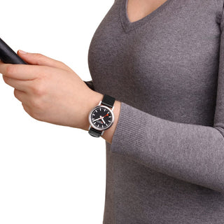 Stop2Go, Vegan Grape Leather, Mood image with wrist watch worn