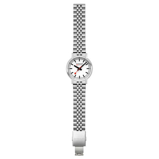 stop2go, Stainless Steel, Front view of the watch with the original strap .