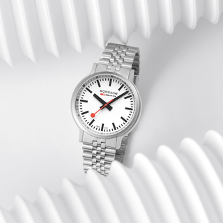 stop2go, Stainless Steel, Mood image with Front side view watch