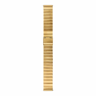 Stainless steel IP gold plated steel bracelet, 18mm, FMM.22618.IPG.M.K, Front view of the stainless steel IP gold plated bracelet
