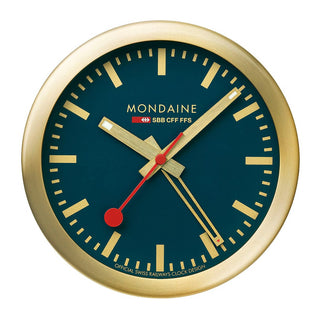 Table clock, 125mm, Deepest Blue Table and Alarm Clock, A997.MCAL.46SBG, front view