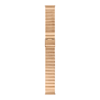 Stainless steel IP rose gold plated bracelet, 18mm, FMM.22618.IPRG.M.K, Front view of the stainless steel IP rose gold plated bracelet
