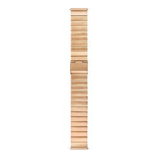 Stainless steel IP rose gold plated steel bracelet, 20mm, FMM.22620.IPRG.M.K, Front view of the stainless steel IP rose gold plated bracelet