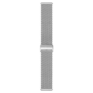 Stainless steel brushed mesh bracelet, 20mm, FMM.8920.STEM.5.K, Front view of the stainless steel mesh bracelet
