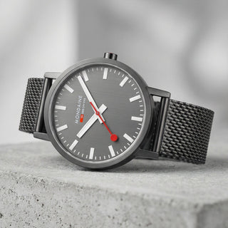 Classic, Grey Stainless Steel, 40 mm