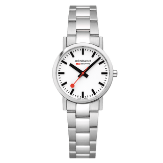 Classic, Silver Stainless Steel, 30 mm	, Front view