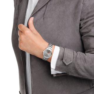 Classic, Silver Stainless Steel, 30 mm	, Mood image with wrist watch worn