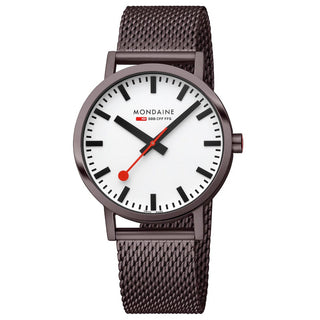 Classic, Brown Stainless Steel, 40 mm	, Front view