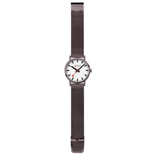 Classic, Brown Stainless Steel, 40 mm	, Front view with strap