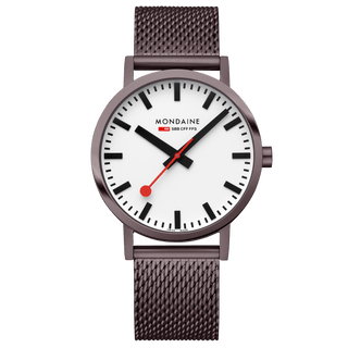 Classic, Brown Stainless Steel, 40 mm	, Front view