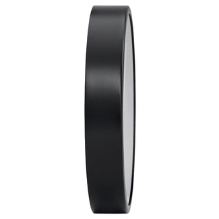 Black Wall clock, 25 cm, Side View