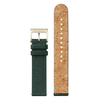 Classic, 40 mm, Forest Green golden Watch, A660.30314.60SBS, Green textile from recycled PET bottles
