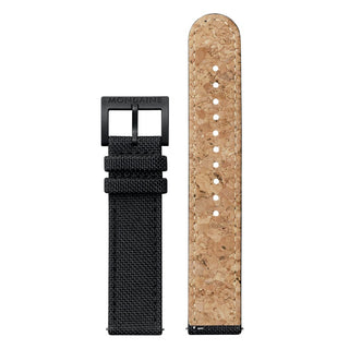 essence Solar, Black, 41 mm	, Front view of the strap