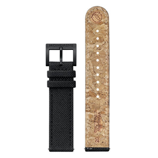 essence Solar, Black, 41 mm	, Front view of the strap