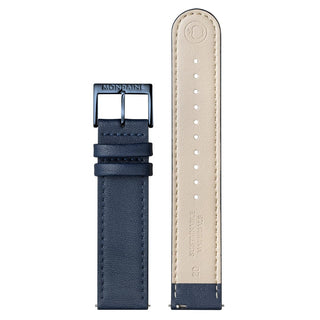 Doppio Solar, Blue Vegan Apple Leather, 41 mm, Strap