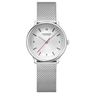 Doppio, Stainless Steel, 33 mm, Front view