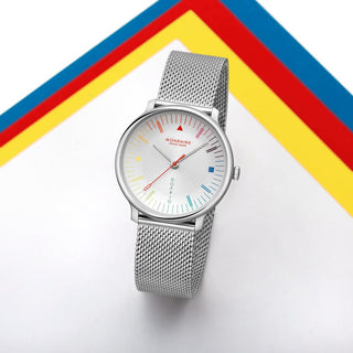 Doppio, Stainless Steel, 33 mm	, Front view