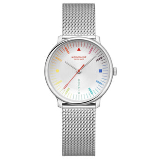 Doppio, Stainless Steel, 33 mm	, Front view