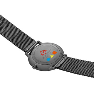 Doppio, Stainless Steel, 41 mm	, Case back view