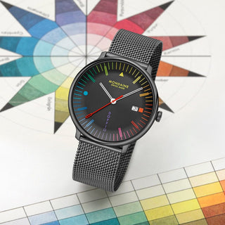 Doppio, Stainless Steel, 41 mm	, Front view