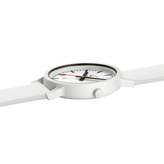 essence, White, 41 mm, MS1.41110.RA	, Side view with focus on the crown