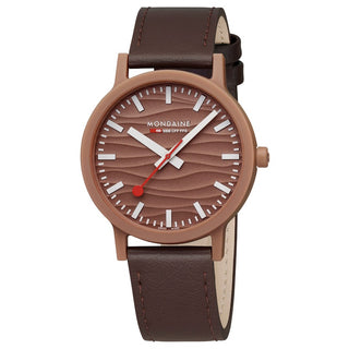 essence Mocha Limited Edition, Brown Vegan Grape Leather, 41 mm	, Front view