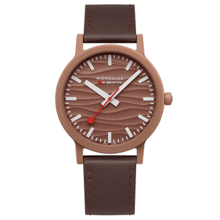 essence Mocha Limited Edition, Brown Vegan Grape Leather, 41 mm	, Front view