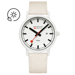 essence Solar, White, 41 mm	, Front view