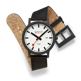 essence Solar, Black, 41 mm	, Front view