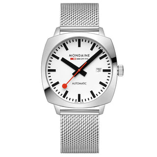 Grand Cushion Automatic, Stainless Steel, 39 mm	, Front view