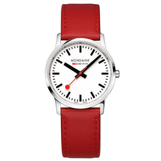 Simply Elegant, Red, 36 mm, A400.30351.11SBP , Front view