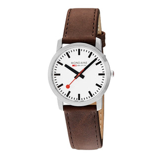 Simply Elegant, 41mm, brown leather watch, A638.30350.11SBG, Front view