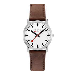 Simply Elegant, 41mm, brown leather watch, A638.30350.11SBG, Front view