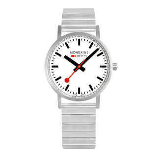 Classic, 36mm, silver stainless steel watch, A660.30314.16SBJ, Front view