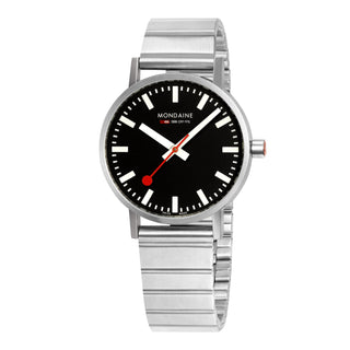 Classic, 36mm, silver stainless steel watch, A660.30314.16SBW, Front view