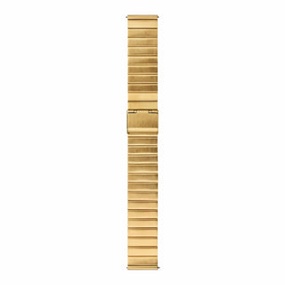Stainless steel IP gold plated steel bracelet, 20mm, FMM.22620.IPG.M.K, Front view of the stainless steel IP gold plated bracelet