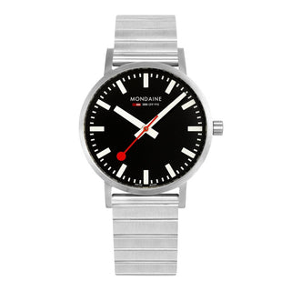 Classic, 40mm, silver stainless steel watch, A660.30360.16SBW, Front view