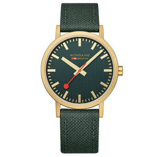 Classic, 40 mm, Forest Green Golden Watch, A660.30360.60SBS, front view