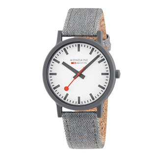 essence gray, 41mm, sustainable watch for men and women, MS1.41110.LU, Front view