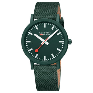essence, 41mm, park green sustainable watch, MS1.41160.LF, Front view