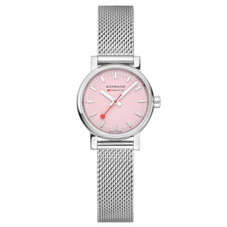 evo2, 26mm, Wild Rose Stainless Steel Watch, MSE.26130.SM, Front view