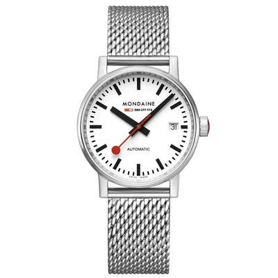 evo2 Automatic, 35 mm, stainless steel watch, MSE.35610.SM, Front view