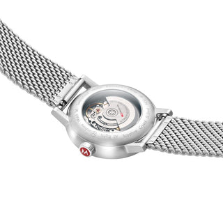 evo2 Automatic, 40 mm, stainless steel watch, MSE.40610.SM, See-through case back view