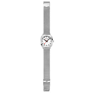 Cushion, 31 MM, Stainless steel Watch, MSL.31110.SM, Front view with strap