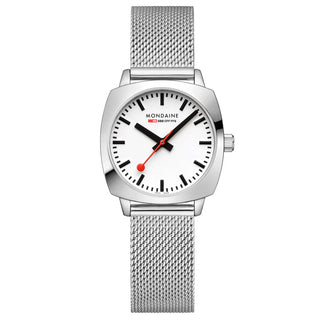 Cushion, 31 MM, Stainless steel Watch, MSL.31110.SM, Front view